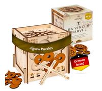 INSCAPE Da Vinci's Marvel - Scatola puzzle in legno - Puzzle Box - Escape Room gioco per adulti e bambini - Giochi di aglio per adulti - Puzzle in legno 3D - Cluebox - Giochi di pensiero - Jigsaw