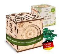 INSCAPE Maya Puzzle Box, Escape Room in A Box per Adulti, Cluebox, Scatole Puzzle con Scomparti Nascosti, Scatola Puzzle in Legno
