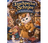 Inschpector Schnjee als Streitschlichter: Ein winterliches Malbuch über Freundschaft, Streiten und Vertragen für Kinder ab 5 Jahren | Süße Tierkinder im Schnee zum Ausmalen