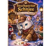 Inschpector Schnjee und das verlorene Schleckerli: Ein winterliches Detektiv-Malbuch für Kinder ab 5 Jahren | Spannende Spurensuche und süße Tierkinder im Schnee