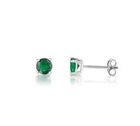 inSCINTILLE Lucciole Orecchini Punto Luce in Argento 925 Rodiato con Zirconia Cubica