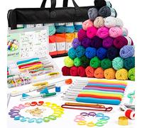 INSCRAFT 40 colori filato con uncinetto kit