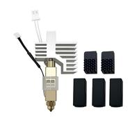 Inscrip Accessori per stampanti 3D, 0,4 mm, in ceramica Hotend per Centauri Carbon Extruder Kit dissipatore di calore Hot End con 3 coperchi in silicone e 2 spazzole per ugelli per stampanti 3D Elegoo