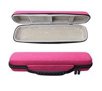 Inscrip Custodia per ferro arricciacapelli, custodia per raddrizzare i capelli, custodia per capelli Eva con chiusura lampo, borsa portatile per arricciacapelli, styler, organizer da viaggio (rosa)
