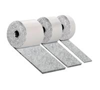 Inscrip Feltro autoadesivo, 3 rotoli di feltro autoadesivo, lunghezza 100 cm, forti strisce di feltro per sedie e piedini per mobili, per tagliare qualsiasi forma, protezione del pavimento, feltrini