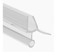 Inscrip Guarnizione per porta della doccia, per vetro da 6 - 8 mm, guarnizione per doccia/labbro come guarnizioni per porte della doccia, combinabile con una barra di protezione contro le cadute