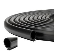 Inscrip Guarnizione scorrevole secondaria per camper Ricambio in gomma, porta auto, sistema Slideout #018-338-BLK, nero (6M)
