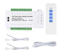 Inscrip Set di luci a LED per scale, controller, 16 CH/28 CH/dinamiche LED per illuminazione scale, kit di sensori di movimento PIR (16 CH RL-STEP-02 + telecomando)