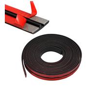Inscrip Strisce di tenuta, per parabrezza, strisce in gomma EPDM, a forma di T, protezione dei bordi, impermeabile, per auto, camion, porte, finestre, decorazione (2 m x 19 mm)