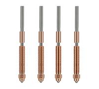 Inscrip Ugelli per stampante 3D, 4 pezzi di ricambio rapido, set di ugelli integrati, compatibili con stampanti 3D K2 Plus Combo/K2 Plus/Hi Combo, ugelli di pressione ad alta velocità, parti della