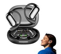 INSDHCCHD Linguawave PRO - Auricolari for traduzione con intelligenza Artificiale, 144 Lingue in Tempo Reale, traduttore a Orecchio Aperto linguistica bidirezionale, for viaggiatori(Black)