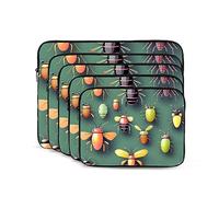 Insect Atlas Custodia per laptop da 10 pollici Custodia per laptop portatile antiurto moda borsa per laptop per donne uomini valigetta per laptop