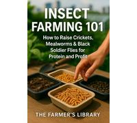 Insect Farming 101: How to Raise Crickets, Mealworms & Black Soldier Flies for Protein and Profit: A Step-by-Step Guide to Sustainable Insect Rearing for Home Use and Agribusiness Ventures