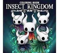 Insect Kingdom Coloring Book: Dark Fantasy Coloring Pages with Game-Inspired Adventures, Bug Warriors, Underground Mazes for Fans to Relax and Explore