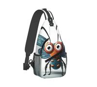 Insect Wing Eyes Uomo Donna Borsa Monospalla Regolabile Borsas A Spalla Casual Zaino Monospalla Per Outdoor Escursionismo Viaggio Sportiva