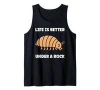 Insect Woodlice Quote Pill Bug Life is Better Under a Rock Canotta
