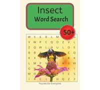 Insect Word Search Puzzle Book: Word Search with Easy to Read Print about Insects, Bugs, Ant and More | 6x9 inches, 110 pages | 50+ Puzzles.. Gift for Vacations, Holidays and Free Times