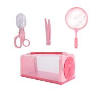 Insecta - Kit di cattura per bambini, con pinzette e rete per osservazione della natura, contenitore Insecta per l'apprendimento in classe e gabbia di osservazione dei bambini