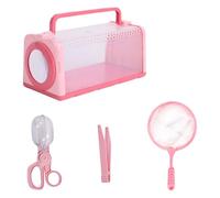 Insecta - Kit di cattura per bambini, con pinzette e rete per osservazione della natura, contenitore Insecta per l'apprendimento in classe e gabbia di osservazione dei bambini