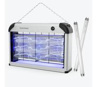 Insectaway Lampada anti-zanzara a doppia griglia, 20 W UV Uccisione mosca elettrica interna efficace portata 50-80 m² trappole a mosca assassino lampada, distruggi insetti, casa, cucina, ufficio