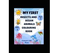 Insects and Ocean Animals Coloring Book for Kids: Easy and Fun Coloring Pages for Ages 3-7