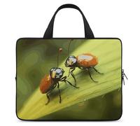 Insects Love - Custodia per computer portatile, ultra sottile, leggera e impermeabile, in neoprene resistente, con cinghia da polso