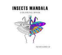 Insects Mandala coloring book:A Journey Through Insects: Buzzing Mandalas: A Colorful Insect Adventure