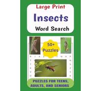 Insects Word Search Book: Easy to Read Word Search Puzzle Book about Many Varieties of Insects and Bugs | LARGE PRINT, 6x9 inches, 110 pages, 50+ Puzzles... Gift for Insect Enthusiasts