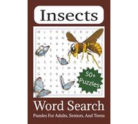 Insects Word Search Puzzle book: Word Searches with Easy to Read Print about Insects, Bugs, and More | 6x9 inches, 110 pages | 50+ Puzzles ... Gift for Vacations, Holidays, and Leisure Time