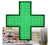 Insegna a croce al neon per strutture sanitarie, 3 modalità visive, ideale per uso interno