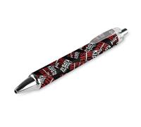 Insegna ai bambini a colpire e rubare baseball personalizzato penna a sfera fantasia divertente penna a sfera nera regali 1 pz