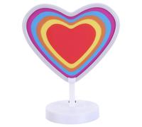 Insegna al neon a forma di cuore: luce notturna a LED con scritta