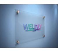 Insegna al neon a LED personalizzata con nome, lettere illuminate personalizzabili, per matrimoni, regali di compleanno, decorazione da parete per ragazzi e ragazze, elettrica e alimentata a batteria