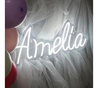 Insegna al neon a LED personalizzata con nome luminoso personalizzato lettere illuminate personalizzabili per regali di compleanno di nozze decorazione da parete per ragazzi ragazze decorazione da