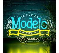 Insegna al neon con birra per decorazione da parete, dimmerabile, luce al neon, per uomo, modello grotta, insegna aziendale, adatta per bar, casa, bar, negozio, bistrot, feste, club, ristorante