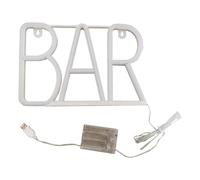 Insegna al neon con luce al neon alimentata tramite USB, per bar, festa di compleanno, bianco caldo