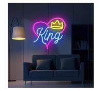 Insegna al neon Decorazione luminosa al neon per insegne con alfabeto LED interruttore dimmerabile camera da letto
