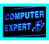 Insegna al Neon i148-b Open Computer Repair Expert Shop New Light Sign