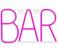 INSEGNA AL NEON LED FOREVER BAR, Rosa
