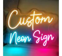 Insegna al Neon LED Personalizzabile, scritta led personalizzabile, Decorazione Parete, Per bar, negozi, matrimoni, feste, compleanni, decorazioni per la casa