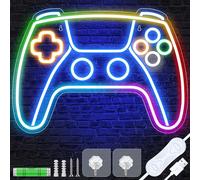 Insegna al Neon LED Personalizzato Gamepad Forma da Parete, Luci Neon, Scritte da Parete, Decorazione per Sale Giochi, Feste, Bar, Camera, Soggiorno