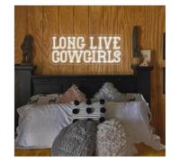 Insegna al neon Per insegna al neon Lunga vita alle cowgirl per la Per stanza delle ragazze, parete in stile western(C)