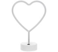 Insegna Al Neon Per Matrimonio Del Battito Cardiaco Cuore Della Mano