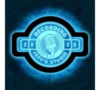 Insegna Al Neon per Studio Di Registrazione Personalizzata, Insegna Luminosa per Studio Di Registrazione, Decorazione Da Parete a LED per Studio Di Registrazione