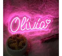 Insegna al neon personalizzata LED personalizzata con nome segni personalizzabili lettere illuminate per regali di compleanno di nozze ragazzi ragazze uomini grotta bar decorazione da parete