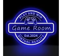 Insegna al neon personalizzata per sala giochi - Insegne di gioco personalizzate - Luci al neon LED per regali per adolescenti e ragazzi - Insegne luminose di gioco personalizzate e