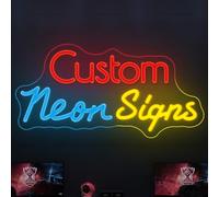 Insegna al neon personalizzata, personaggio luminoso, colori vivaci, perfetta per segnaletica esterna e attenzione al disegno, ideale per bar, camera da letto, decorazione di matrimoni
