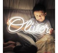 Insegna al neon personalizzata Personalizzabile LED Neon Nome Segni per Decorazione Murale, Regali personalizzati Segno luminoso per Festa di Nozze Ragazzi Ragazze Bambini Soggiorno Camera da letto