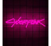 Insegna al Neon Rosa Cyberpunk Decorazione Futuristica Gaming Regalo LED 41×12cm [EEK: A]
