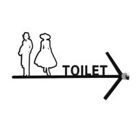 Insegna bagno bifacciale for uomini e donne | Tipo ABCDIJKL, Uso interno ed esterno: Ristoranti Uffici Parchi(Typec)